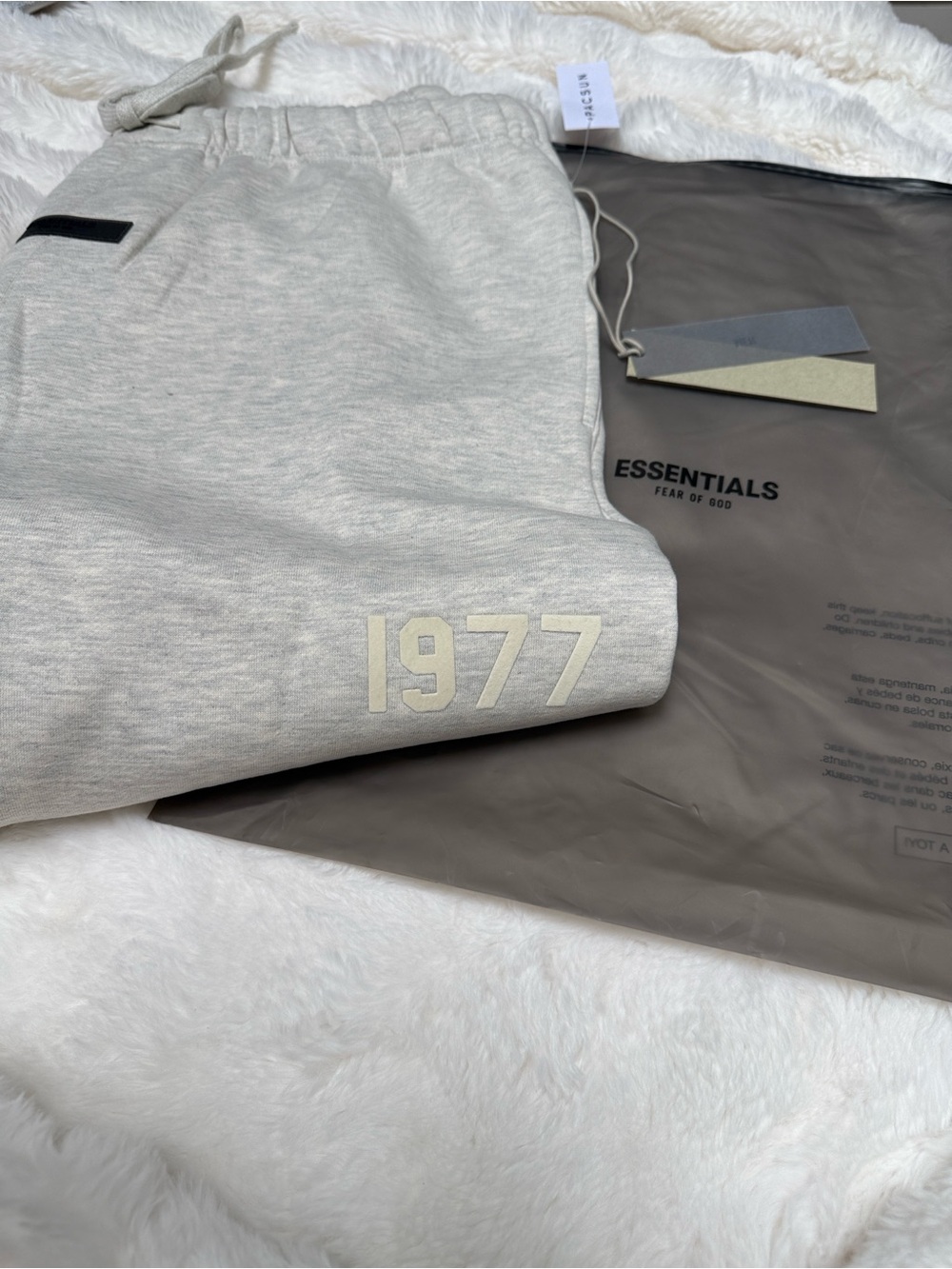 Fear of God ESSENTIALS Taupe Packaged Hoodie with Tags